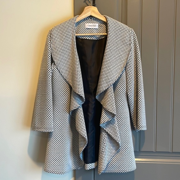 Calvin Klein drape front jacket. - Picture 1 of 3